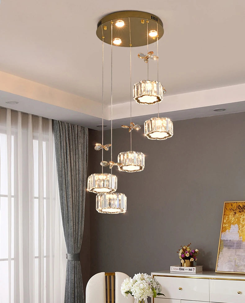 Modern Home Decor LED Lights Pendant Light Lamps for Living Room LED Chandeliers for Dining Room Hanging Light Indoor Lighting