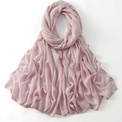 New Cotton Rayon Modal Hijab Scarf Women Big Size Muslim Headscarf Wraps Shawl Femme Musulman Headband Islamic Turban 185*75CM