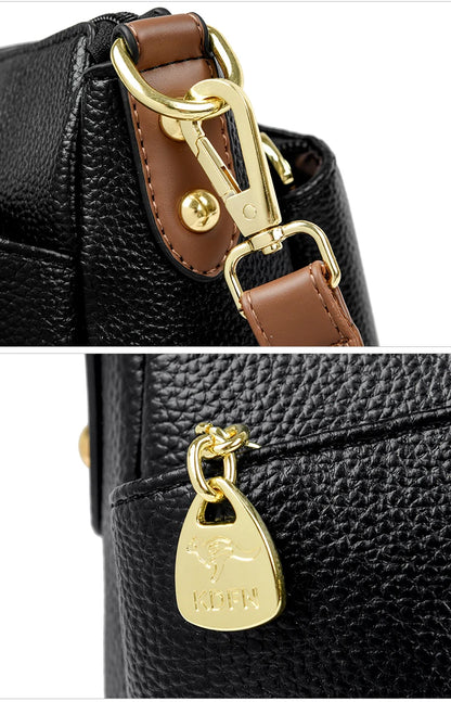 Genuine High Quality Soft Leather Women's Handbag Trend Designer Female Crossbody Bag Casual Shoulder Messenger Handbags 2025