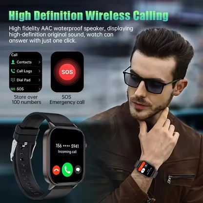 New GPS Military Smart Watch Bulit-in GPS Compass Altimeter Barometric 10ATM IP69K Waterproof AMOLED BT Call Smartwatch
