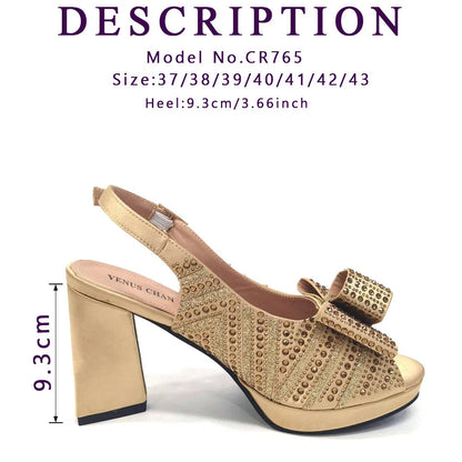 Mature Sweet 2024 Super Heels Peep Toe Ladies Slipper Shoes with Bag Set in Blue Color For Nigerian Women Wedding Party