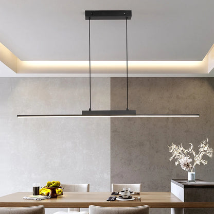 100CM Black/Gold Pendant Lights Dining Room Lights For Kitchen Long Chandelier Living Room Pendant Lamp Home Decoration Lighting