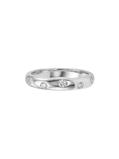 GRA Real Round Moissanite Diamond with Certificate Rings for Women Daily Party Wear 925 Sterling Silver Fine Jewelry