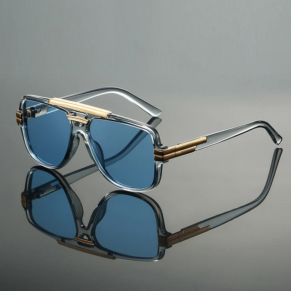 KAMMPT Double Bridge Pilot Shades Men 2025 New Arrival Outdoor Brand Design Sunglasses Women Stylish Oversized Anti-UV Shades