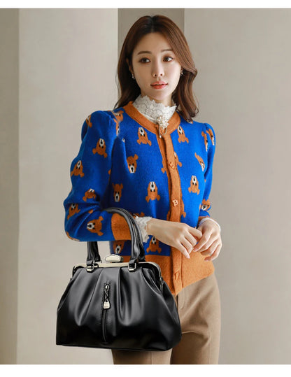 Brand Luxury Handbags Women Bags Designer Real Leather Handbag Leisure Crossbody Bags for Women New Lady Shoulder Bag Tote Bolsa
