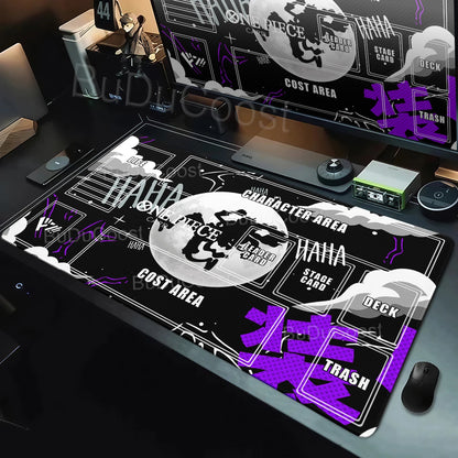 One Piece Zoro Luffy Card Battle Mat Opcg Single Player Board Game Card Battle Cards Pad 60X35cm Playmat PC Extended Mousepad
