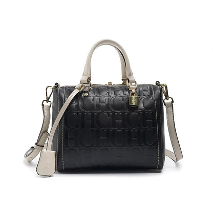 CH Autumn/Winter Christmas Fashion PU Material Lock Lock Design Women's Crossbody Bag 2026 Designer New Handbag Trendy Brand