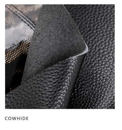 Aidrani Genuine leather handbag 2025 women's fashion bag premium leopard print luxury brand top cowhide bag