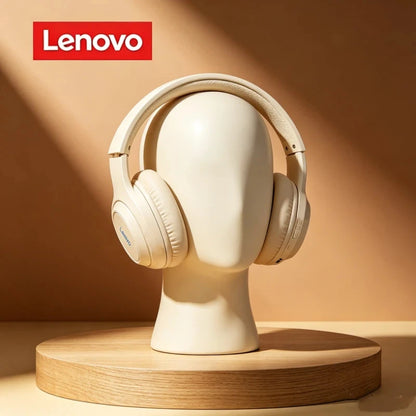 Lenovo Bluetooth 5.3 Earphones Over-ear Foldable Computer Wireless Headphones Gaming Headset 360° Stereo Sound Headset Original