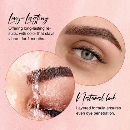 Gollee Lash and Brow Curling Perm Kit Natural Eyelash Lifting Perm Treatment Makeup Long Lasting 4-6 Weeks For Lash Curler Perm