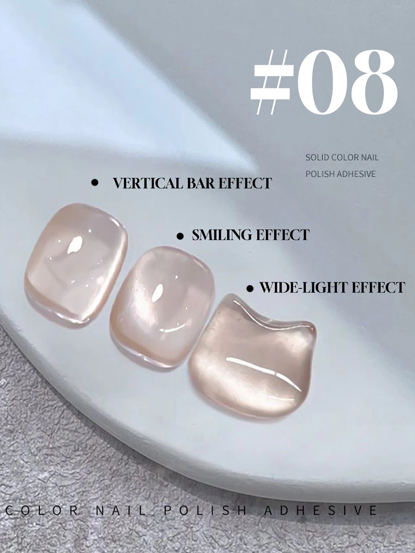 1-24pcs WS Romantic Purple Cat Eye Gel Nail Polish New Style Super Flash Versatile Whitening Purple Glass Bead Cat Nail Salon