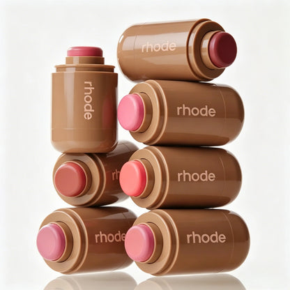 Rhode Skin Balm Data Cake Lip Gloss Sleepy Girl Freckle Pocket Blush Stick Non-fading Waterproof Blusher Moisturizing Lipstick