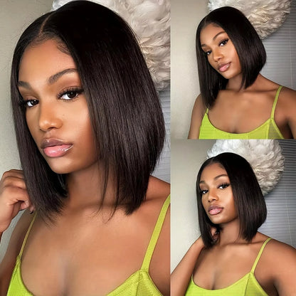 Bob Wig Human Hair Lace Front Wigs Human Hair Human Hair Wigs Transparent 13X4 Straight Lace Frontal Bob Wigs Cheap wigs