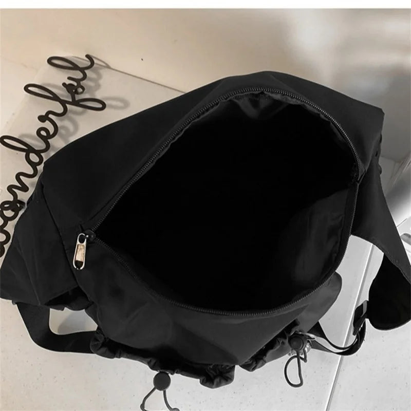 New Crossbody Bags for Women Youth Men Fashion Casual Large Capacity Handbags Shoulder Bags Solid Color Ladies Messenger Bag