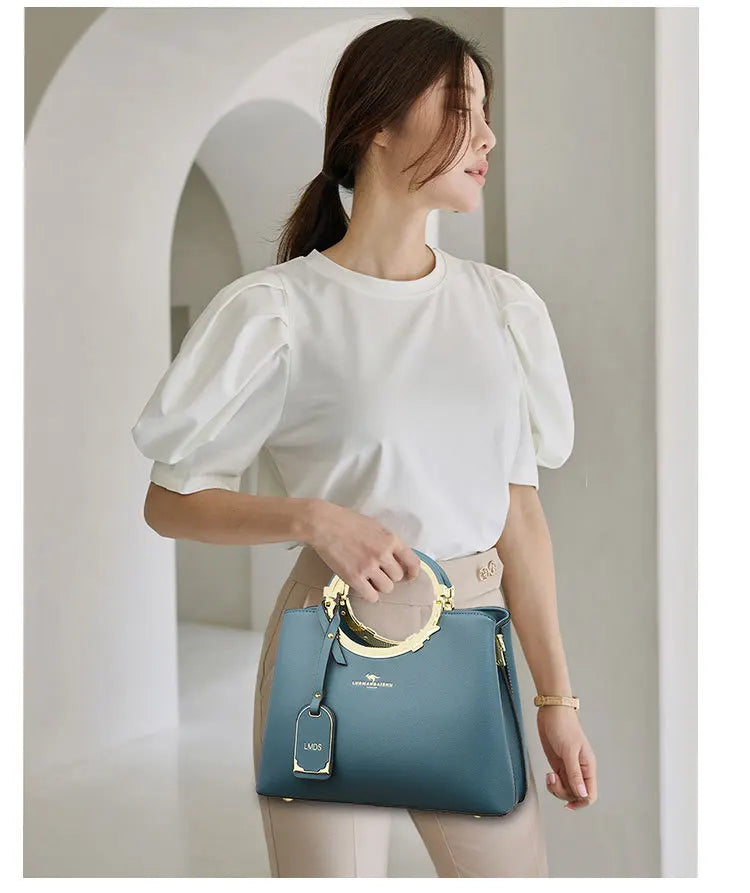 3 Layer Large Capacity Tote Bag Luxury Handbags Women Bags Designer Shoulder Bag High Quality Soft Leather Purses and Handbags