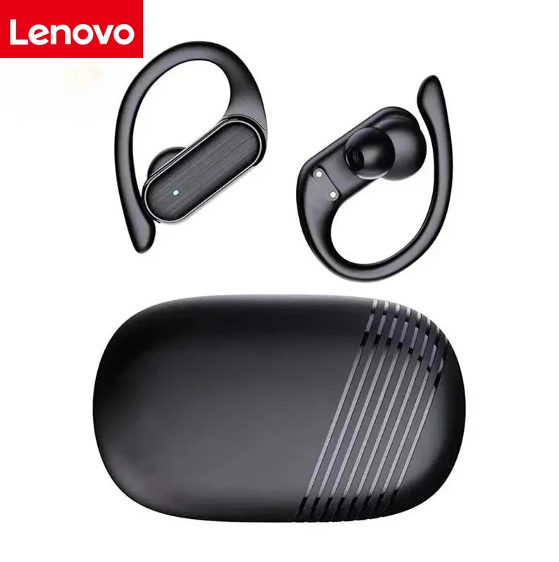 Lenovo A520 Wireless Bluetooth Earbuds Mini Touch Control Headphones HD Stereo Sound Built-in LED Light Portable Earphones