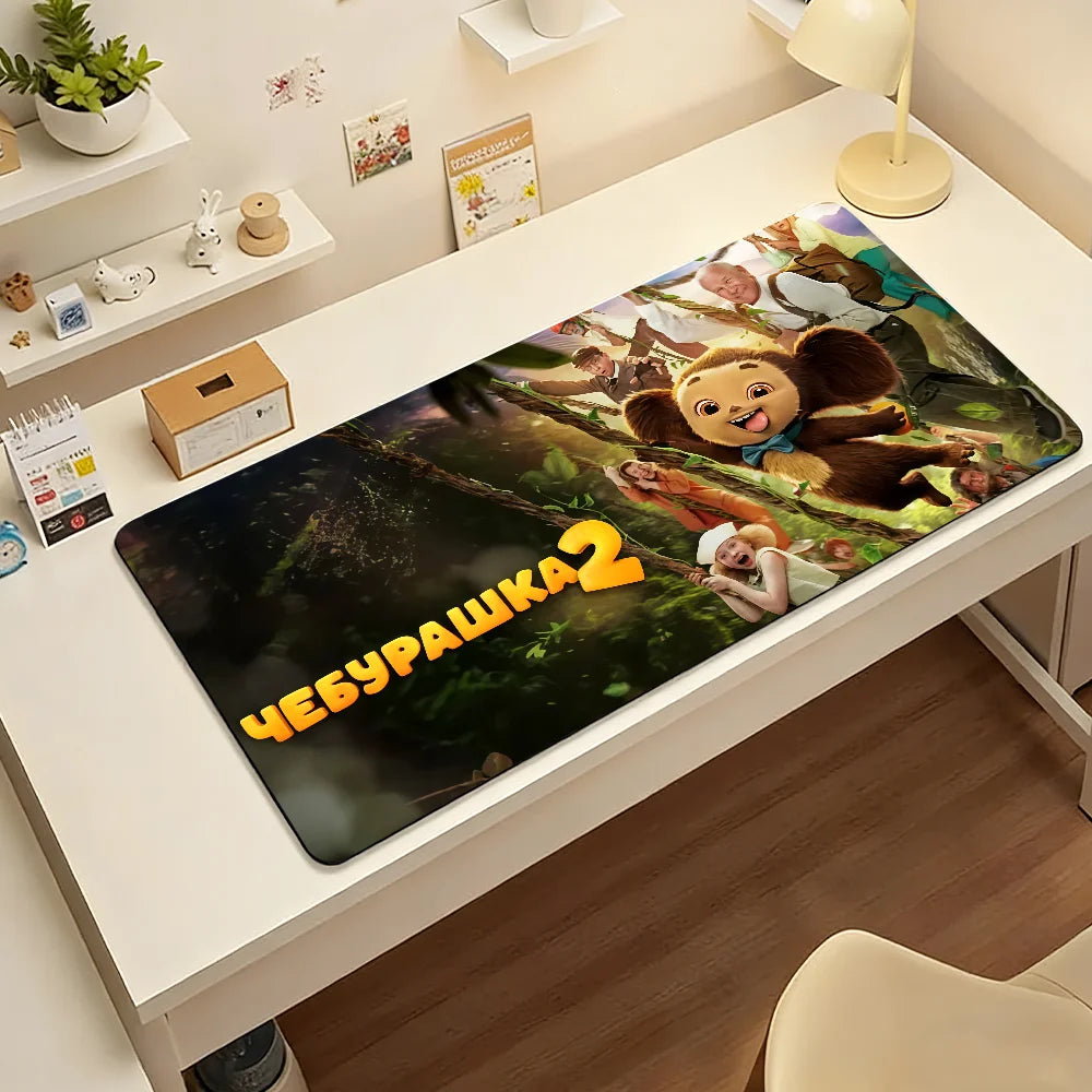 2026 Movie Cheburashka 2 Mouse Pad Non-slip Rubber Computer Mat Gamer Balance Decoracion Deskmat Laptop Office Large