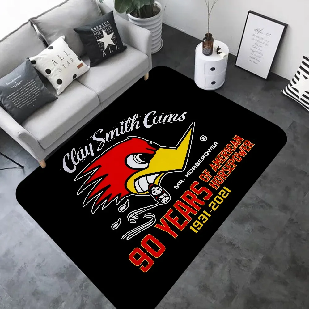 Mr H-Horsepower Clay Smith Door Mat Washable Non-Slip Living Room Sofa Chairs Area Mat Kitchen Bedside Area Rugs