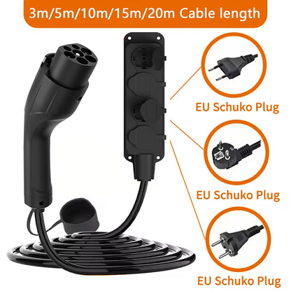 Outdoor Electricity V2L Discharger GBT 4KW EV Discharger EU socket For BYD MG Geely Jaecoo ZEEKR XPENG Renault NAMMI EU