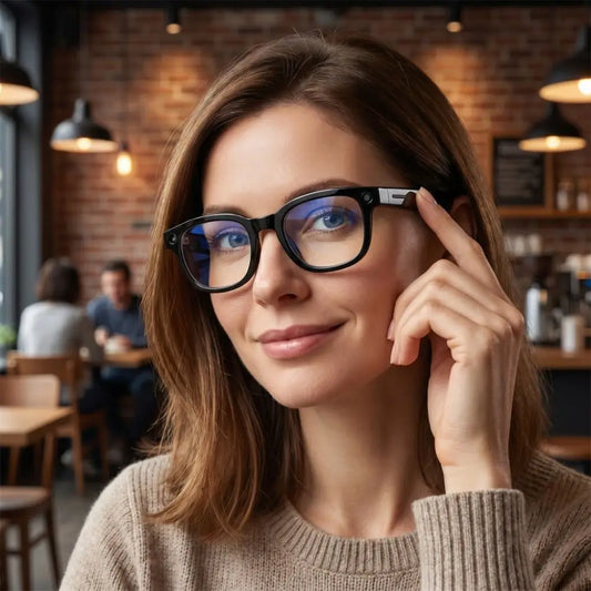 Real-time Translation AI Smart Glasses Anti-Blue Light Wearable Tech Smart Video Glasses Bluetooth Audio AI Voice