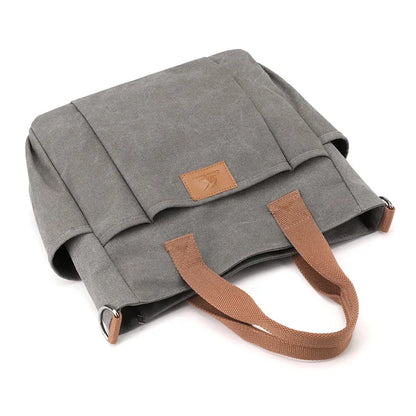 High Capacity Top-Handle Bag For Women Shoulder CrossBody Bag Vintage Canvas Ladies Tote Messenger Bag Female Travel Handbag