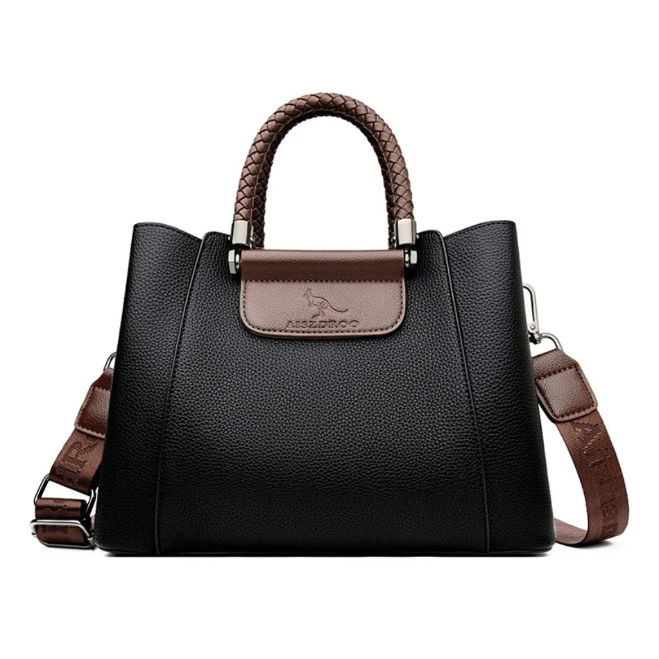 Designer Shoulder Hand Bags for Women Sac Woven Handle High Quality Leather Casual Tote Luxury Women Bags Handbag Crossbody Sac