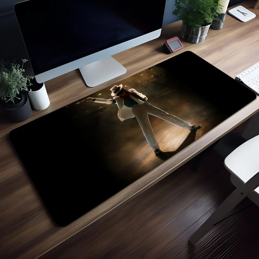 Singer Pop Mouse M-Michael Pad Non-slip Lockedge Jackson Office King Student Gaming of Thickened Large Writing Cushion MousePad