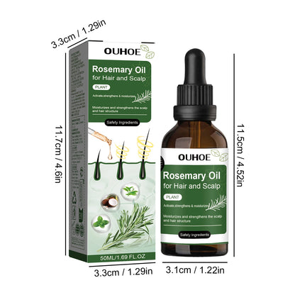 Hair Care Rosemary Oil Anti-Hair Loss Nourishing and Strengthening Hair Care Essential Oil Hair Care Rosemary Oil Anti-Hair Loss