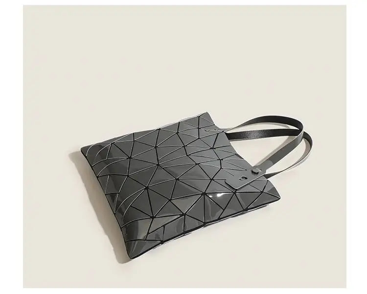 Luminous Bag Reflective Geometric Bags for Women 2024 Quilted Shoulder Bags Totes Female Handbags Bolsa Feminina Sac À Main