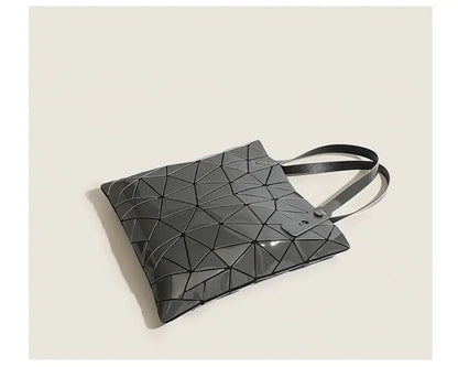 Luminous Bag Reflective Geometric Bags for Women 2024 Quilted Shoulder Bags Totes Female Handbags Bolsa Feminina Sac À Main
