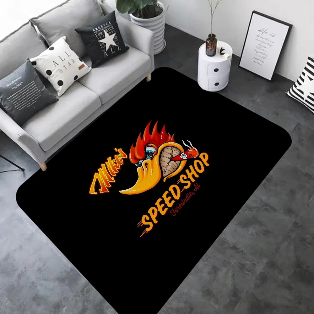 Mr H-Horsepower Clay Smith Door Mat Washable Non-Slip Living Room Sofa Chairs Area Mat Kitchen Bedside Area Rugs