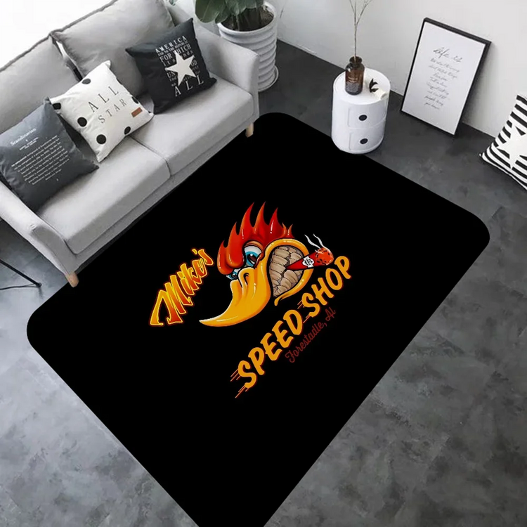 Mr H-Horsepower Clay Smith Door Mat Washable Non-Slip Living Room Sofa Chairs Area Mat Kitchen Bedside Area Rugs