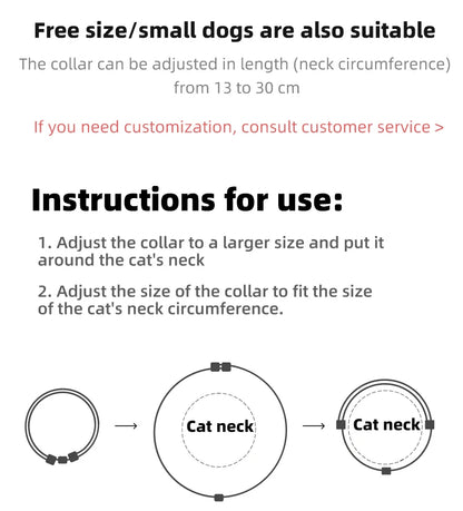 Cute Customized Cat Collar Round Metal Name Tag Breakaway AirTag Kitten Collars Adjustable Pet Collars for Cats and Puppies Dogs