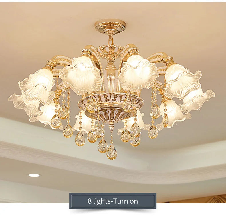 Nordic Modern Luxury Ceiling Chandelier Lighting 2025 Lustre Living Room Hotel Villa Lobby Crystal Hanging Lamp Luminaria Lights