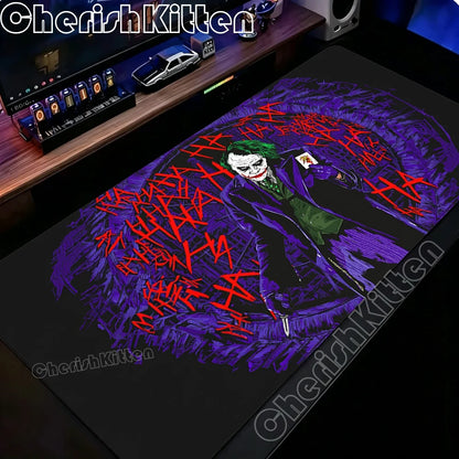 Mouse Mat Joker Mouse Pad Anti-slip Rubber Desk Mat With Lockrand Gaming Accessories Prime Gaming XL Keyboard Pad Padding Mats