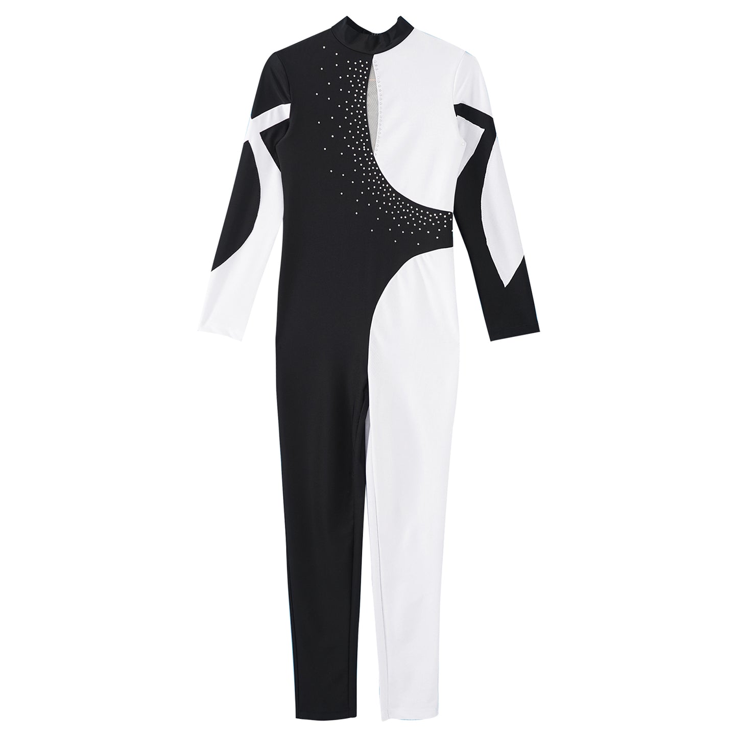 Kids Girls Long Sleeve Gymnastics Leotard Bodysuit Teens Gymnastics Jumpsuit for Girl Children Ballet Dance Costume Dancewear