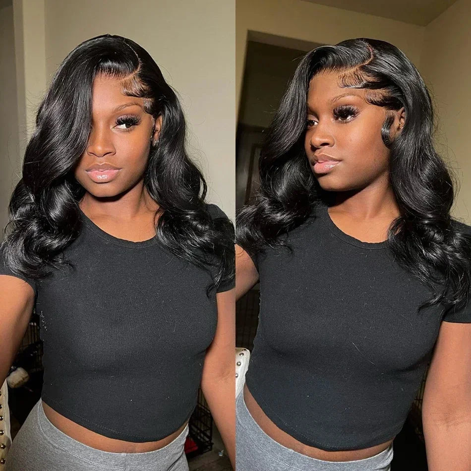 2026 HOT SALE Body Wave Lace Front Wig PrePlucked Brazilian Human Hair Lace Frontal Wigs For Women Lace Closure Wig