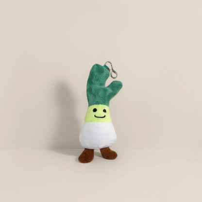 Cartoon Cute Fruit and Vegetable Plush Series Keychain Toy Peach Pear Cherry Doll Smiling Face Fruit Decoration Pet Gift
