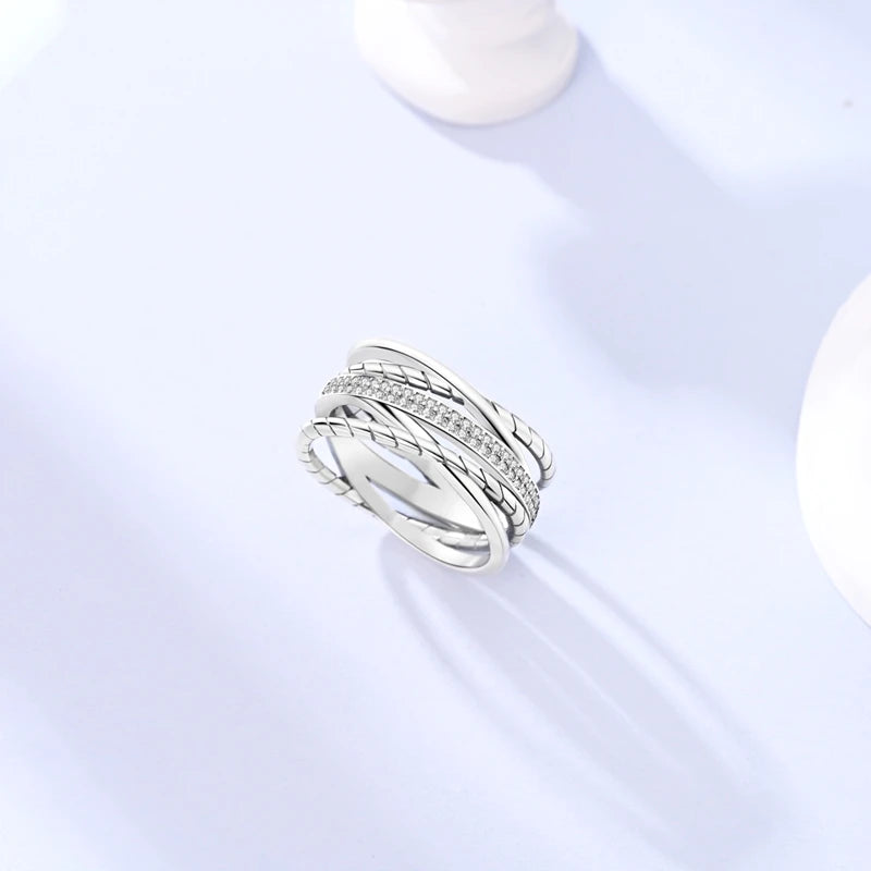 Original 925 Sterling Silver Ring Sun Star Moon Love Bowknot Sunflower Ring For Women Wedding Anniversary Ring Jewelry Gift