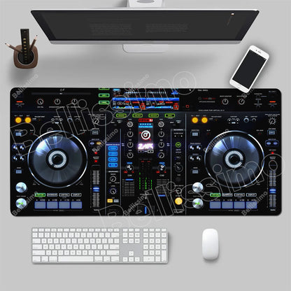 Mouse Pad Music Radio Dj Panel Gamer printon demand Custom Computer MousePad Natural Rubber Office Soft PC Accessory Desktop Pad