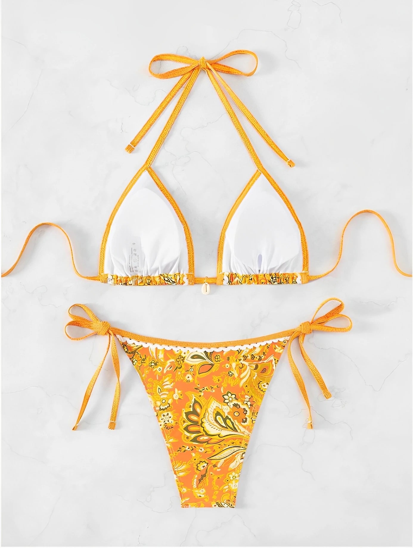 2026 Halter String Triangle Two Piece Bikini Women Swimwear Female Swimsuit Bathers Bathing Swimming Suit Beachwear Summer