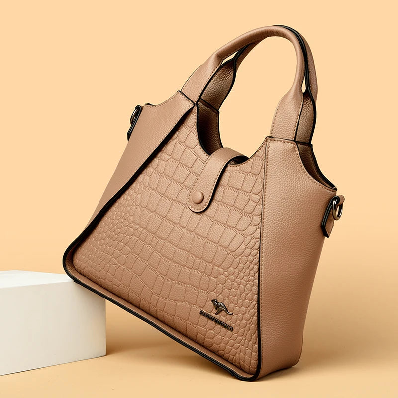 Luxury Designer Handbag Brand High Quality Soft Leather Bags 2024 Sac Crossbody Shoulder Bag For Womens Casual Tote Bag Bolsos