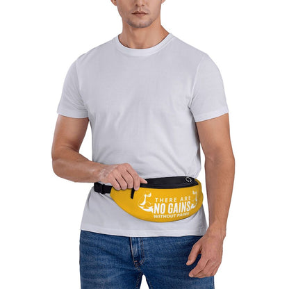 Powerhouse Gym Fanny Bag Custom Bodybuilders Fitness Crossbody Waist Pack Men Women Cycling Camping Phone Money Pouch