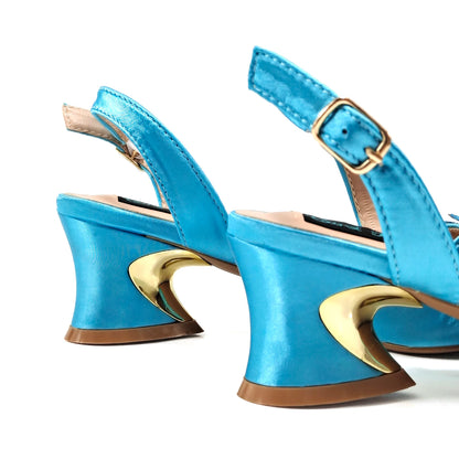 Italian Design Evening Shoes And Bag Paired With Handmade Petal Clutches Pointed Toe Mid-Heel Shoes For Women Party Shoes