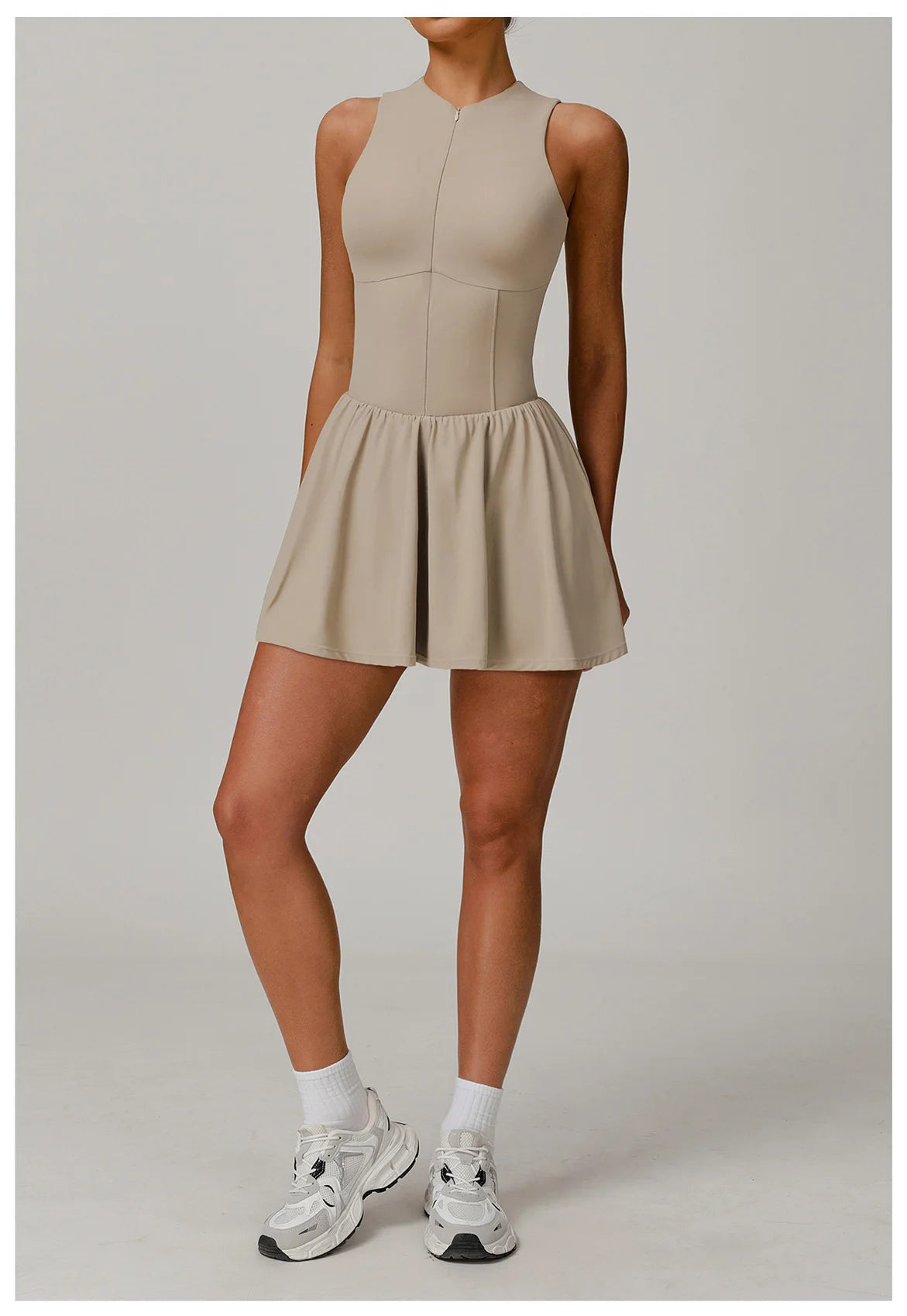 One-piece Suit Women Boilersuit Sports Jumpsuit Zipper Yoga Rompers Backless Sportswear Women Sleeveles Workout Bodysuits Female