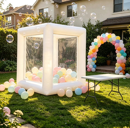 Transparent Inflatable Bubble House Tent, Clear Waterproof PVC Dome House for Balloon Party, Wedding & Birthday Decoration