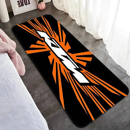 K-KTM Logo Hallway Carpet Washable Non-Slip Living Room Sofa Chairs Area Mat Kitchen Doormat Area Rug