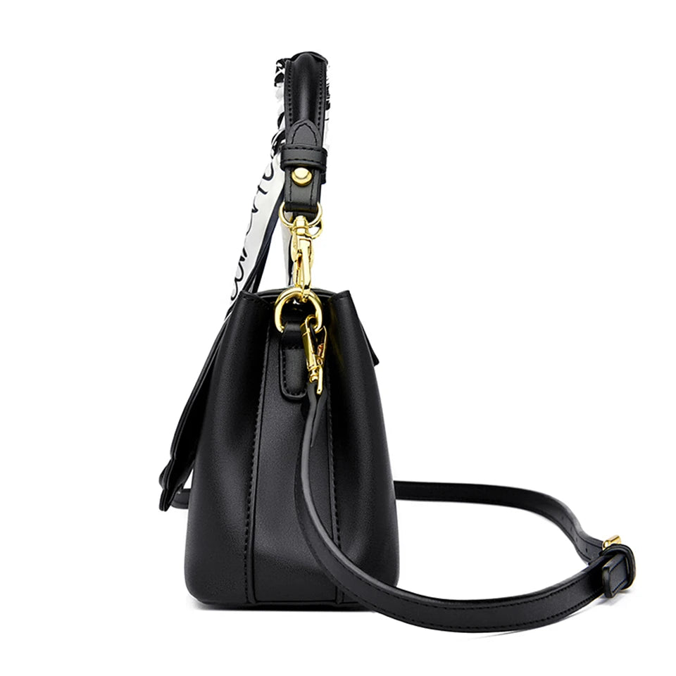 Fashion Embroidery Shoulder Bag Women Designer High Quality Leather Handbag Purse Ladies Small Crossbody Messenger Bag Female