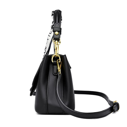 Fashion Embroidery Shoulder Bag Women Designer High Quality Leather Handbag Purse Ladies Small Crossbody Messenger Bag Female