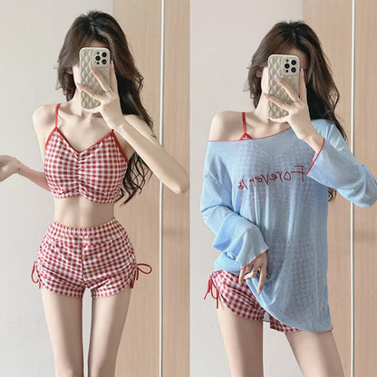 Women's Bathing Suit Woman Bikini Sets for Woman Swimwear 2026 Beach Clothes Swimsuits Women 3 Pieces Swimsuit Bikinis Beachwear